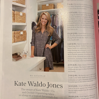The Southern Coterie: Summit Alums we Spied in September 2019 - Kate Waldo Jones featured in Savannah Magazine as a Best of Savannah winner for her business, The Organized Influencer Academy
