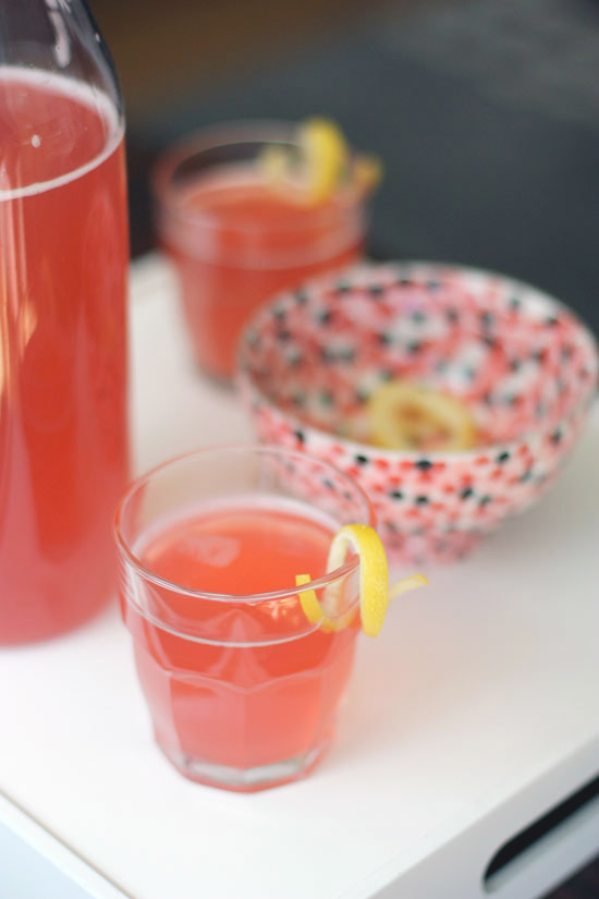 Cocktail for Spring: Pink Champagne Punch