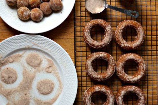 Pumpkin Spice Baked Donuts with Cinnamon Sugar Topping