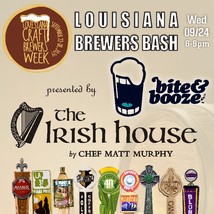 Don’t miss the Louisiana Craft Brewers Bash in New Orleans on September 24th!