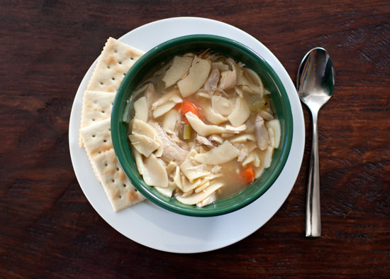 Half Homemade Chicken Noodle Soup