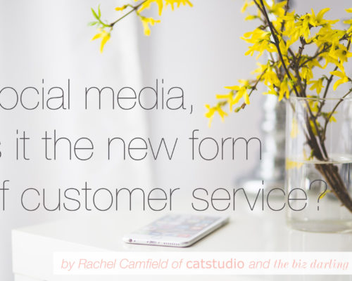 social media, is it the new form of customer service?