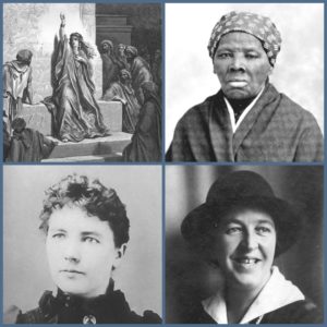 1080x1080 px Deborah-Harriet Tubman-Laura Ingalls Wilder-Corrie ten Boom-public domain images in U.S.