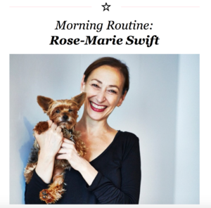 Southern C Summit alum Rose-Marie Swift of RMS Beauty shares her morning routine with The Newsette