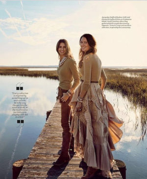 Southern Coterie alum and wardrobe stylist Erica Hanks styling Twine and Twig Style for Garden and Gun magazine