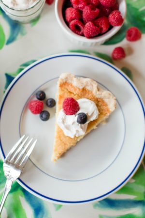 Southern Baked Pie Co.'s buttermilk pie featured on fellow alum Laura Trevey's blog (photo: Abby Breaux Photography)