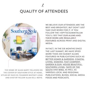 The Southern Coterie blog: "Four Reasons Why Networking at The Summit Goes Further"