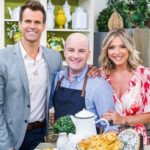 The Southern Coterie: Summit Alums we Spied in September 2018 - Brian Hart Hoffman of Bake from Scratch magazine baking apricot sweet buns on Hallmark Channel's Home & Family TV show