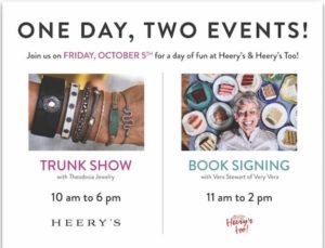The Southern Coterie: Summit Alums we Spied in October 2018 - Heery’s and Theodosia Jewelry and VeryVera collaborating on a trunk show Oct 5