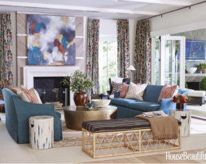 The Southern Coterie: Summit Alums we Spied in October 2018 - Art by Melissa Payne Baker in the November issue of House Beautiful magazine and in the House Beautiful Whole Home Project