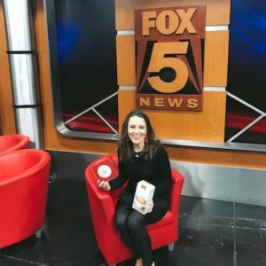 The Southern Coterie: Summit Alums we Spied in December 2018 - Southern Baked Pie (a 2019 Summit sponsor) baking Christmas pie cookies on Fox5 Atlanta