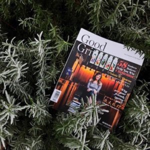 The Southern Coterie: Summit Alums we Spied in December 2018 - A ton of alums in Good Grit magazine's "SUTHIN GIRL's Shop the South Holiday Guide", including 2019 Summit sponsors Ex Voto Vintage, Grey Ghost Bakery, Gunner's Daughter, King Bean Coffee, mb greene, and Salacia Salts + Grace Graffiti, Marquin Designs, Melissa Payne Baker, Merry Cheese Crisps, Sapelo Skin Care, One Love Organics, Sea + Stone, Mary Frances Flowers, The Yellowbird Company, and Southern Proper (photo: Good Grit magazine)