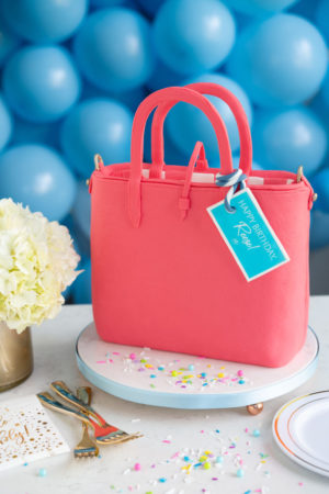 The Southern Coterie: Summit Alums we Spied in March 2019 – For Heaven Bakes helping Draper James celebrate the birthday of founder, Reese Witherspoon, by replicating Reese's Limited Edition Birthday Bag in cake form! (Photo: Abby Murphy)