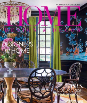 The Southern Coterie: Summit Alums we Spied in September 2019 - The English Room featured in the "Designers at Home" issue of Home Design and Decor in Charlotte