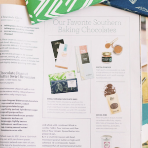 The Southern Coterie: Summit Alums we Spied in September 2019 - Condor Chocolates featured in Taste of the South magazine