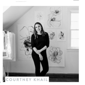 The Southern Coterie: Summit Alums we Spied in September 2019 - Artist Courtney Khail joining Liza Pruitt's collection as her newest represented artist