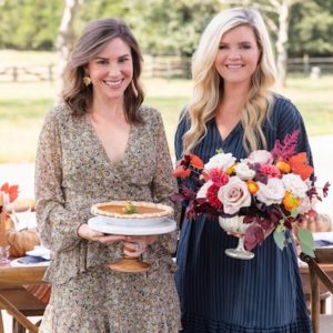 The Southern Coterie: Summit Alums we Spied in October 2019 - Cristin Cooper and Mary Huddleston, of Mrs. Southern Social, featured on StyleBlueprint for their fall tablescapes