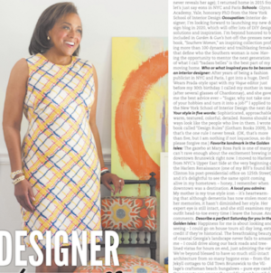 The Southern Coterie: Summit Alums we Spied in December 2019 - Elaine Griffin as the featured designer in Coastal Illustrated's November Issue