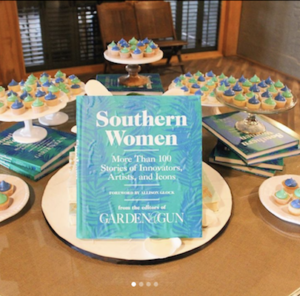 The Southern Coterie: Summit Alums we Spied in December 2019 - Julie McAllister of For Heaven Bakes collaborates with Garden & Gun for their launch party of "Southern Women: More Than 100 Stories of Innovators, Artists, and Icons"