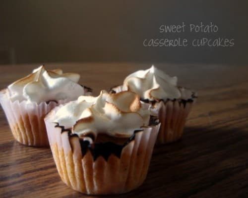 Sweet Potato Casserole Cupcakes