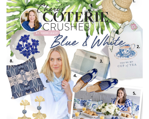 Cheri’s Coterie Crushes: Blue & White