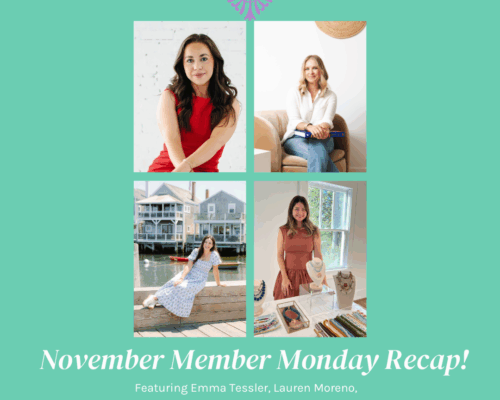 November Member Monday Recap