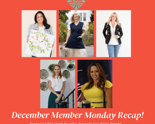 December Member Monday Recap