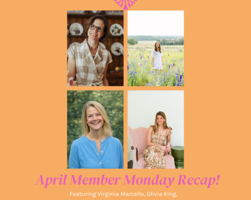 April Member Monday Recap